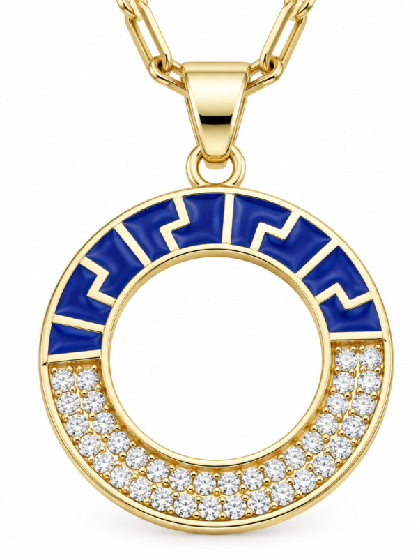 Collier Flocon Doré – Acier inoxydable doré
